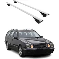 Omac Bagagedrager voor Mercedes E-klasse (S210), modeljaren 1996-2002, metalen, grijs