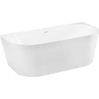 BELVIT Zoro half vrijstaand bad 170x80cm wit glans