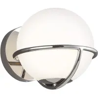 Elstead Lighting LED Wandlamp Apollo | 3W 3000K 300Lm 830 | Dimbaar | Polished Nickel