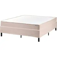 Beliani COUNTESS - Tweepersoonsbed - Beige - 140 x 200 cm - Polyester