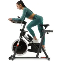 Hop-Sport HS-045IC Bravo – Spinningfiets – 18 kg Vliegwiel – LCD-Display – 120 kg Belastbaar