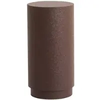 Light & Living ALURIA zuil metaal mat chocoladebruin Ø30x60 cm sokkel -