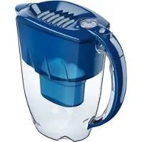 AQUAPHOR waterfilter Amethyst, kobaltblauw, inclusief 1 MAXFOR+ filterpatroon - Comfortabel waterfilter voor het verminderen van kalk, chloor en andere stoffen