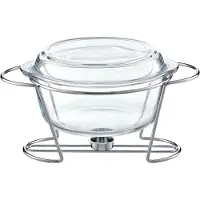 Ambition Saule Ovenschaal Rond met Warmer 4L