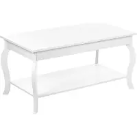 Beliani HARTFORD - Salontafel - Wit - MDF