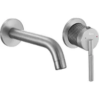 REA Argon + Box - Verborgen Wastafelkraan - Geborsteld Nikkel - 20X17,5X11Cm