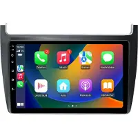 AWESAFE Autoradio - Draadloos Apple CarPlay Android Auto - Geschikt Voor VW Volkswagen Polo 2001 t/m 2009 - 1GB+32GB - Autoradio met navigatie GPS - Radio Scherm