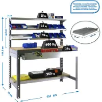 Simon Rack Simonwork (bancos De Trabajo) Bt1 Box Werkbank 1445x1510x760 Mm