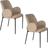 Housecraft living Papillon Eetkamerstoel - Camel