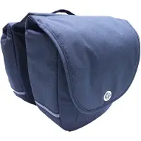 Beck Pick-up dubbele fietstas Kleur: jeansblauw