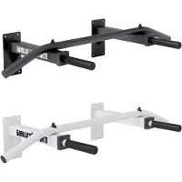 Gorilla Sports Optrekstang Zwart (wandmontage)