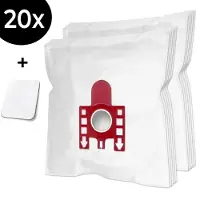 Zedar Stofzuigerzakken geschikt voor Miele FJM Compact C1 / C2 complete C1 - van - 20 stuks