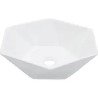Syfax Wastafel 41x36,5x12 cm keramiek wit