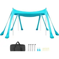 Vevor strandtent met zonbescherming (UPF 50+) 3 x 3 x 2 m