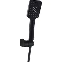 Luzzo square complete hand doucheset waterbesparend douchekop, slang en