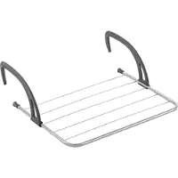Tomado Favonio droogrek - 3 m - zilver/grijs