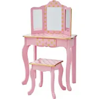 Fantasy Fields Gisele Td-11670l Vanity Table Set Roze