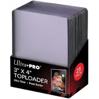 Ultra pro Black Border Toploader (25 stuks)