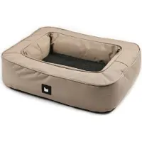 Extreme Lounging - b-dog luxury mini - orthopedische hondenkussen - wasbaar met rits - uitneembaar kussen - 34x20x15cm - Sand