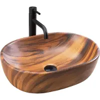 REA Opzetwastafel Amelia Wood Matt