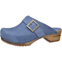Sanita Damen Clogs Wood-Urban Open 453062 Dove Blue-42
