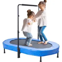 Vevor Kindertrampoline Binnen/Buiten Trampoline Opvouwbare Mini Trampoline met Handvat