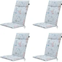 Madison tuinstoelkussen hoge rug donna azure canvas eco+ ca. 120x50 cm -
