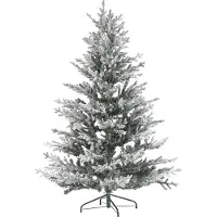 Beliani BRISCO - Kerstboom - Wit - 180 cm - Synthetisch materiaal