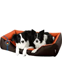 BedDog hondenmand LUPI, vierkant hondenkussen, grote hondenbed, hondensofa, hondenhuis, met afneembare hoez, wasbaar, maat S-XXXL