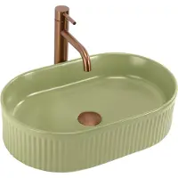 REA Opzetwastafel Vanda Pistachio Matt