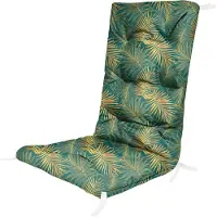 Ferocity - Tuinstoelkussens - Comfortabel, duurzaam - Voor meubels van pallets - 130 x 50 x 5cm - Polyester - Palm Groen