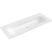 Mexen Vela ingebouwde wastafel 121 x 46,5 cm, glanzend wit - 25231200