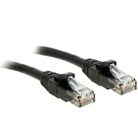 Lindy 48085 RJ45 Netwerk Aansluitkabel CAT 6 U/UTP 30 m Zwart Snagless