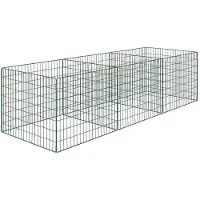 Outsunny tuincomposteerder - compost - 270L x 90B x 70H cm - staal