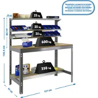 Simonwork (bancos De Trabajo) Bt1 Werkbank 1445x1210x610 Mm