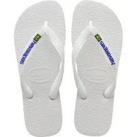 Havaianas Brasil Logo Kids Wit - Blauw 31-32