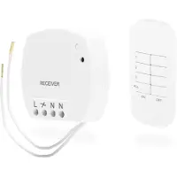 Smartwares SH4-99560 FSK 433 MHz Draadloze schakelaar, Afstandsbediening Met dimfunctie SH4-99560