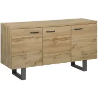 Beliani TIMBER L - Sideboard - Lichte houtkleur - MDF