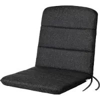 Hobbygarden Tuinstoelkussen Alba Zwart voor Lage Rug Tuinstoelen – Waterafstotend, UV-bestendig en Comfortabel