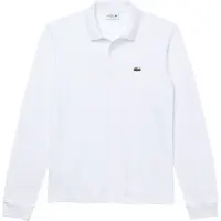 Lacoste Polo Men L1312 Longsleeve Classic Fit White-7