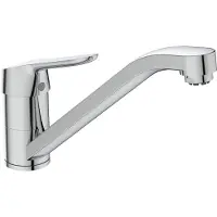 Ideal standard keukenkraan Ceraflex, voor laag druk, BlueStart, uitlooplengte 228mm, model BC130AA, chroom
