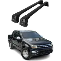 Omac 7535913B Dakdrager, aluminium, 75 kg max. draagvermogen, voor VW Amarok pick-up (2HA, 2HB, S1B, S6B, S7A, S7B)