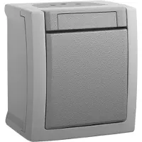 Panasonic 90591003-DE Pacific Knop spatwaterdicht Grijs 1 stuk(s)