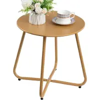 Sonstiges Buitensteiger, balkon tafel, rond, goud, hoogte 43 cm, diameter 43 cm