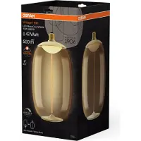 Osram LED Big Elipse Ovaal E27 12W 818 Gloeilamp amber dimbaar Oval 12W,, crème / amber, Kunststof, E27 LED-lamp