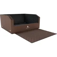 Knuffelwuff voor het transport van de hond in de auto de Veiligheidstransportbox voor hond en stoelbescherming voor de kofferbak Maat 2 - 100 x 75 x 39cm