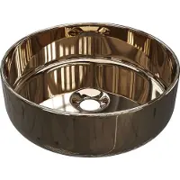 Vente-unique Ronde wastafel KANELLE - Kopereffect