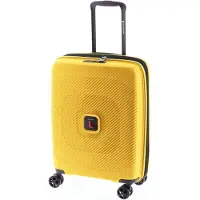 Gladiator 2800 4 wielen Cabinewagen 55 cm met uitbreidingsplooi geel