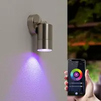 HOFTRONIC™ Lago kantelbare wandlamp - Smart - IP44 - Incl. RGBWW GU10 spotje - WiFi & Bluetooth - Spotlight voor binnen en buiten - Geschikt als wandspot en plaf
