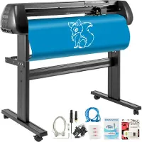 Vevor Vinylsnijder Vinyl Cutter 72 Cm Vinyl Snijplotter Slogan Snijplotter Machine Instelbare Snelheid